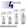 Bates- Impact Socket Adapter and Reducer Set, 4 pcs, Impact