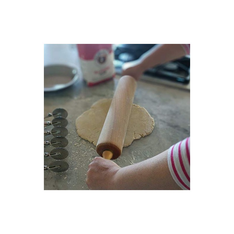 Ateco 15300 Professional Rolling Pin, 15-Inch Barrel, Made of Solid