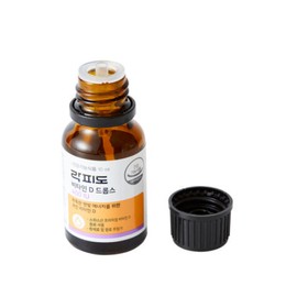 Rockfido Vitamin D Drops 400IU Liquid Nutrient 10ML / 락피도 비타민D 드롭스 400IU 액상 영양제 10ML X2