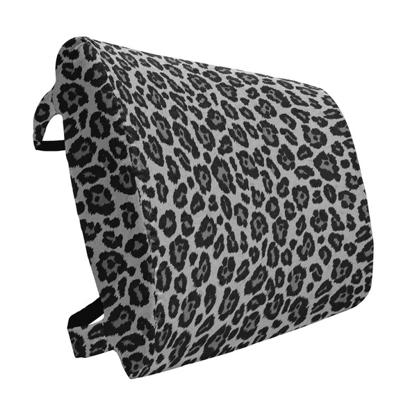 Lunarable Snow Leopard Lumbar Back Support Pillow, Animal Skin Print
