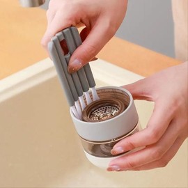 1 Piece Keyboard Cleaning Soft Brush, Keyboard Cleaner, Multi-Functional Computer Cleaning Tool:_Gray._one-size