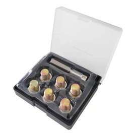 JRangelp 13PCS M15 X 1.5 Oil Drain Plug Tap Thread Repair Kit Oil Pan Screws Re-Thread Tool Set Engine Care Tools with Aluminum Gasket