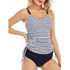 SERENYOU Tankini Women's Two-Piece Tummy Control Summer Swimwear Set Leisure