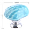 Joyindecor Ceramic Seashell Nautical Drawer Pulls Handles for Kitchen Cabinet