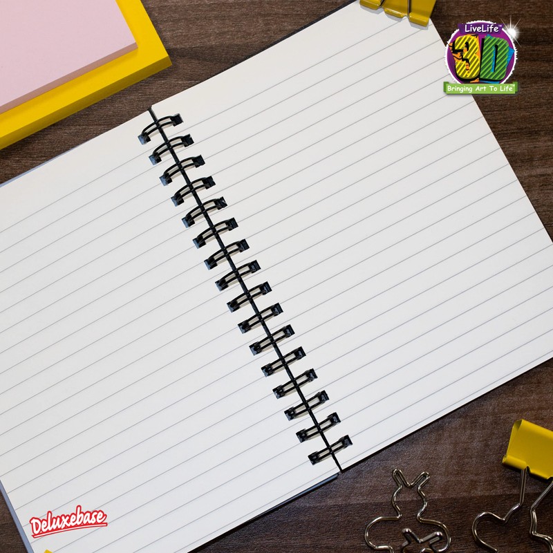 3D LiveLife A5 Notebook - Dolphin Family from Deluxebase. 80