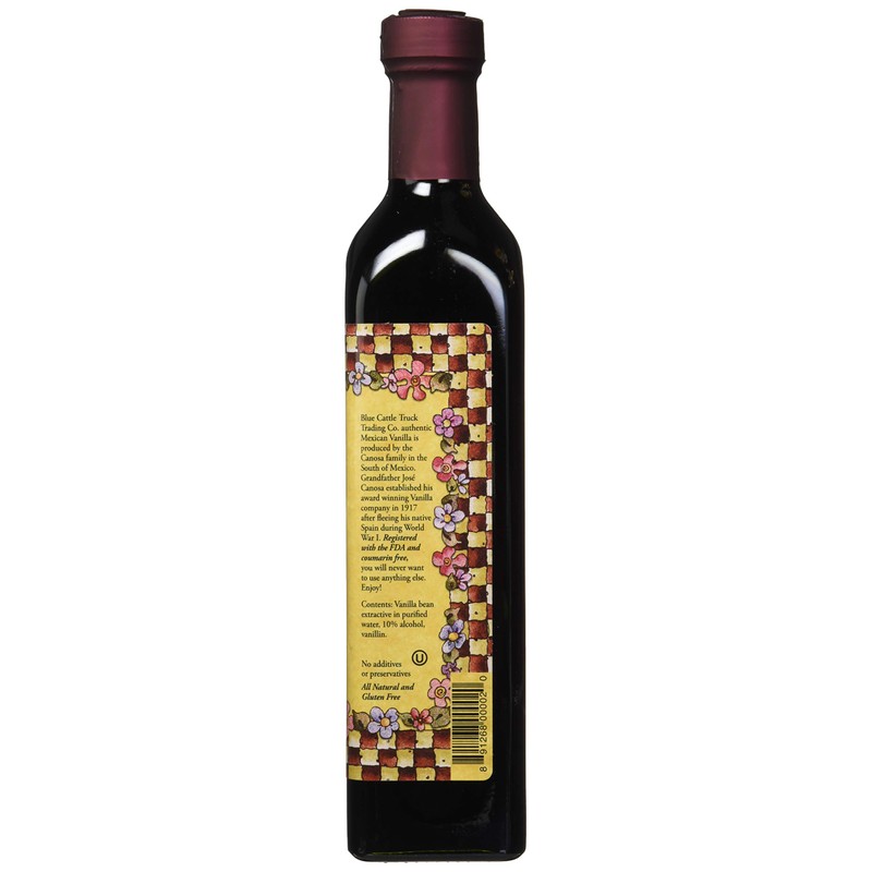 Blue Cattle Truck Trading Co. Traditional Gourmet Mexican Vanilla Extract,