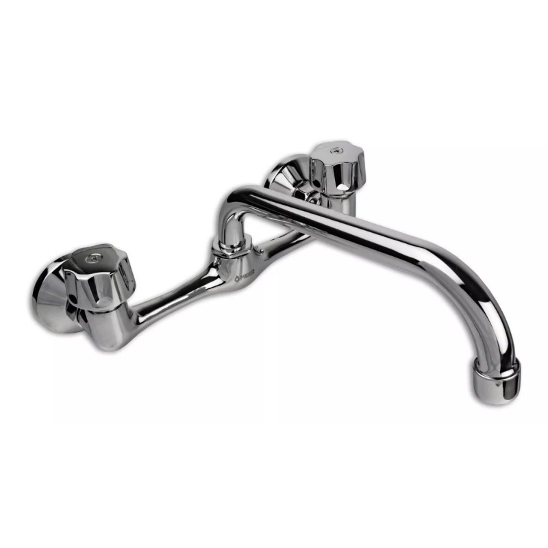 CNX Mezcladora De Pared Cromada Para Fregadero De Cocina