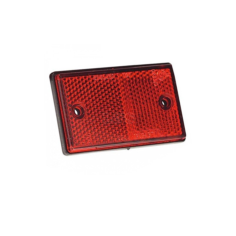 Reflex Rear Red Reflector E Approved Overall Width 75mm