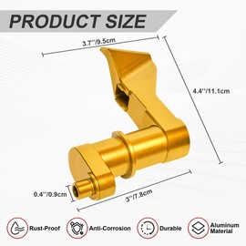 Proyoureye Billet Aluminum Parking Brake Lever for The Can-Am Ryker ACE 600/900 /Rally Edition/Sport（2015-2025）| Parking Brake Lock Thumb Lever (Yellow)