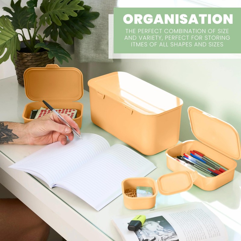 Bravich Storage Containers With Lids - Set Of 8. Multi