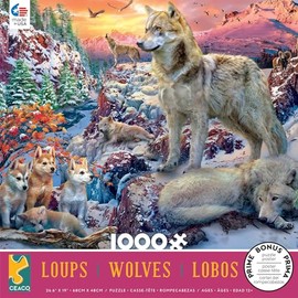 Ceaco - Wolves - Winter Wolves - 1000 Piece Jigsaw Puzzle