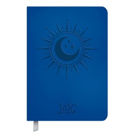 Timer Soft Touch 18 Monate lichtblau 2026/2027: Terminplaner A5 in Lederoptik / Kalendarium von Oktober 2025 bis März 2027, Notizen und Lesezeichenband