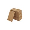 Box.it.pack.it Kraft Paper Gift Tags, Brown, Rectangular 5x3 cm, 100
