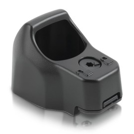 Carbhub Black Rear View Backup Park Assist Camera Bezel Cover Trim Fit for 2018-2022 Jeep Wrangler Replace 68301879AD, 68301879AE