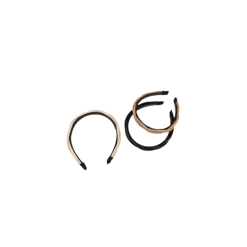 Headband - Faux Leather Headband Cross Twisted Braided Rope Style
