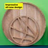 Tasty 678726 Wooden Coaster Round Design Coaster, Wood, 20 x