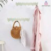 Importeek Perchero Pared Ganchos Ropa Toallas Llavero Baño Mariposas
