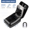 HUANLANG Key Lock Box for Outside, 12-Digit Combination Lock Box