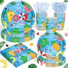 120PCS Summer Pool Party Supplies Swimming Beach Ball Themed Birthday