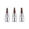 TA-VIGOR 3Pcs 3/8" Drive PH1 - PH3 Phillips Bit Socket,