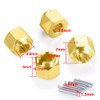 RCLIONS Brass RC Wheel Hex Hub 5mm Drive Adapter for