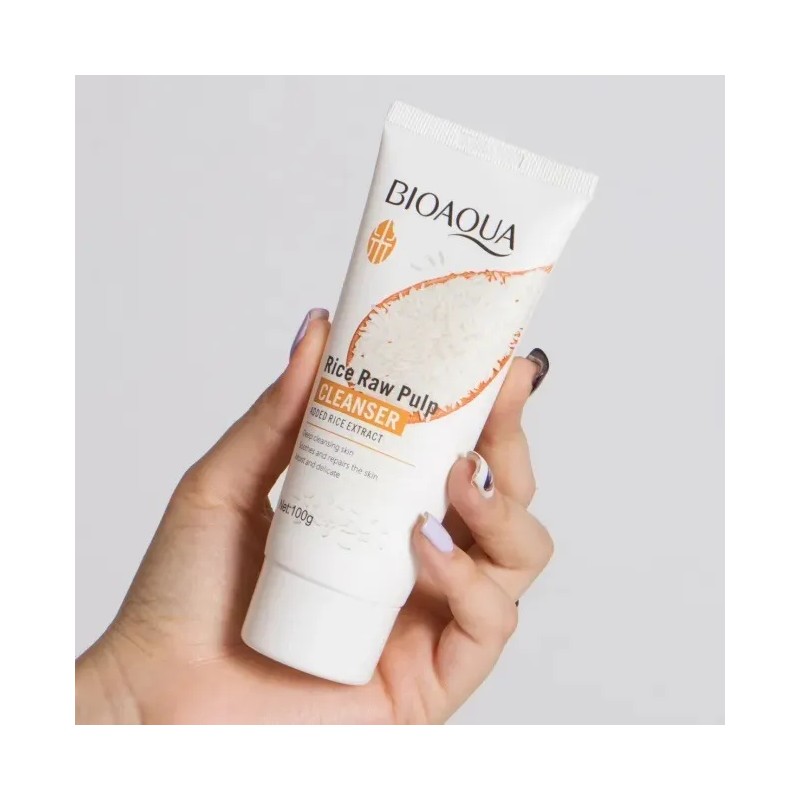 Limpiador Facial Bioaqua Arroz Limpieza Profunda Aclarante Todo Tipo De