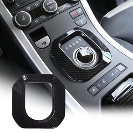 YIWANG Carbon Fiber Style Gear Shift Frame Cover Trim for Land Rover Range Rover Evoque 2012-2019 Auto Accessories