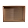 Rectangular Wooden Open Display Presentation Box | 22 x 16
