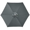 LUSCHEER Replacement Parasol Canopy Waterproof, Parasol Replacement Canopy Cover Patio