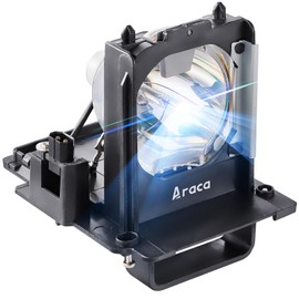 Araca 915B455012 Replacement Projector TV Bulb Lamp with Housing for Mitsubishi WD-73C11 /WD-73CA1 /WD-73640 /WD-73740 /WD-82740 /WD-73840 /WD-82840 /WD-92840 /WD-82CB1 /WD-82940 TV Lamp