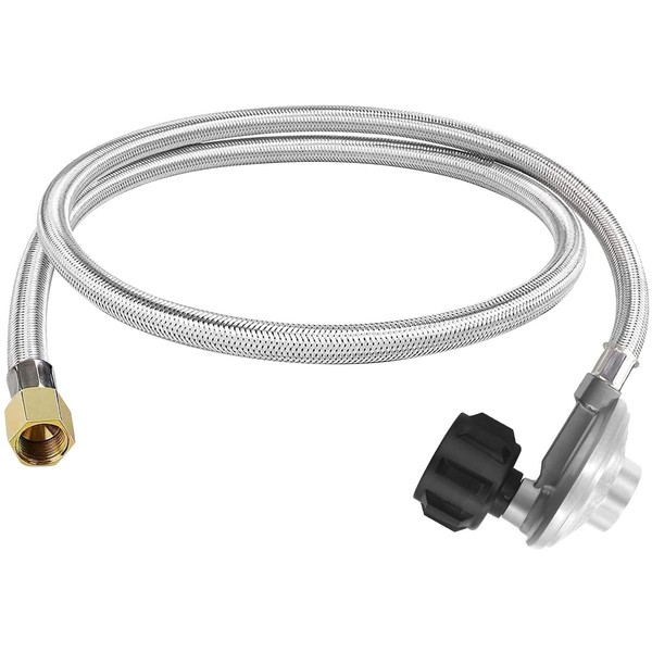 MOFLAME Regulador de propano QCC1/tipo 1 de 90 grados y