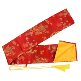 JomMart HB0451 Katana Bag, Red Base, Dragon Phoenix Large, 53.1 inches (135 cm), Storage and Storage of Japanese Swords, Imitation Swords, Bamboo Swords, Cosplay