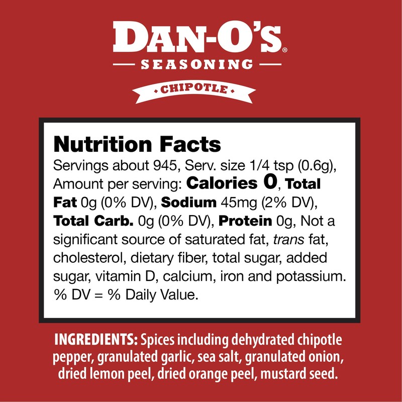 Dan-O's Seasoning Large 2 Bottle Combo | Spicy & Chipotle