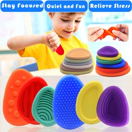 12er-Pack Sinnes-Fidget-Spielzeug, Sorgensteine für Kinder mit Autismus, Leise kleine Fidgets für Klassenpreise, Angstlindernde Beruhigungsspielzeuge für Kinder