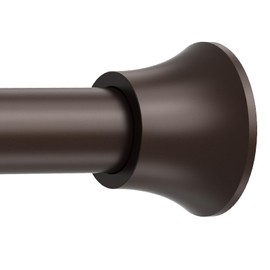 Haryaers Bronze Shower Curtain Rod, Shower Tension Rod Adjustable 30 To 64 Inch,Shower Curtain Rods Spring Tension For Bathroom No Drilling No Rust