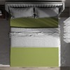 wyewye Single Fitted Sheet, Light Green, 90x190 cm with 40