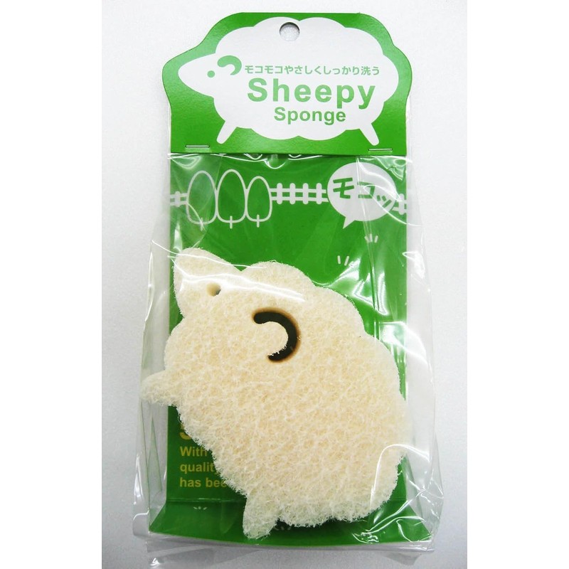 Ohe Dishwashing Sponge White Vertical 7.3cm x Horizontal 11cm x