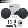 Herdio 4Inch 160W Marine Boat Car Ceiling Speaker Waterproof Bluetooth