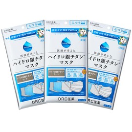 [DR.C医薬] 4ハイドロ銀チタンマスク 普通サイズ ９枚入（３枚×３袋入）