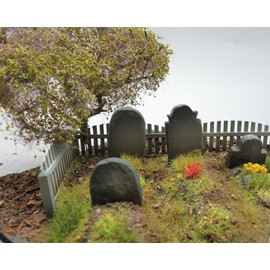 1/35 Scale Tomb stones 4 assorted Grave markers
