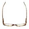 Calabria 759 Rectangular Colorful Reading Glasses +3.50 Tan Women Readers