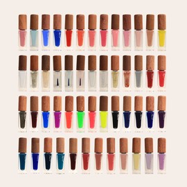 Mycrit Nail Polish, 51 types of vegan nail polish with no odor, 21. Cineraria Gray / 미크릿 매니큐어 냄새 안나는 비건 네일 51종 단품, 21. 시네라리아그레이