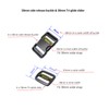 Ahijklmn Plastic Buckles - Side Release Buckle Clips + Tri