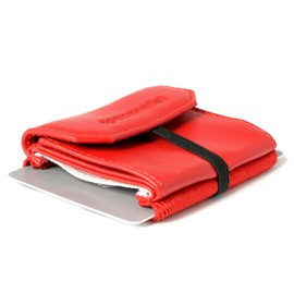 Mini Wallet for Men and Women I Very Small Genuine Leather Smart Wallet / Wallet with Coin Compartment I 15 Cards + Notes + Coins I Spacewallet Pull, Pull Sweet Chili, Minimalist