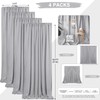Grey Polyester Backdrop Curtains 20 ft x 10 ft Photography