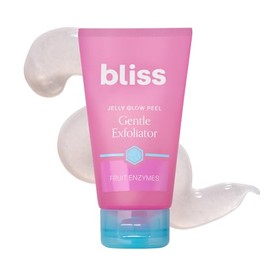 Bliss Jelly Glow Peel™ Exfoliante suave no abrasivo con enzimas de frutas | Limpio | Libre de crueldad | Sin parabenos | 4 onzas