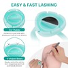 Pretty memory Glue Rings for Eyelash Extensions 100PCS Lash Glue