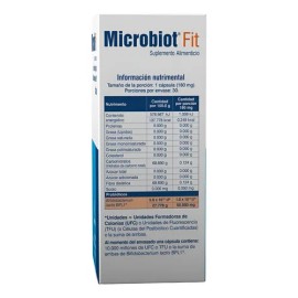 Microbiot Fit 30 Caps, Bifidobacterium Lactis Bpl-1 Sabor Sin sabor