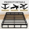 Awesofurni Queen Box Spring, 10 Inch High Profile Box Spring