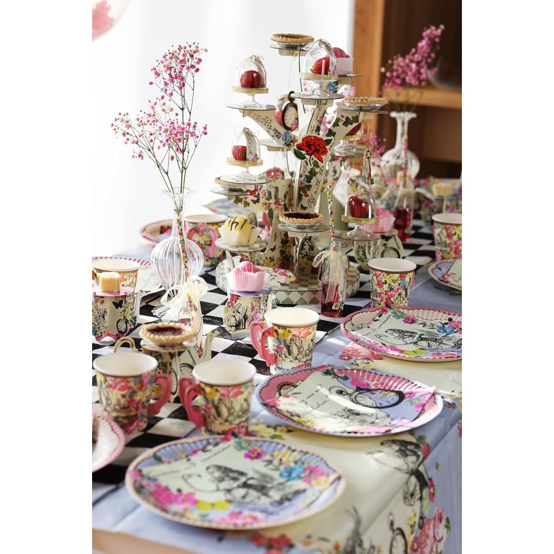Talking Tables 60 Piatti di Carta Usa e Getta Tema